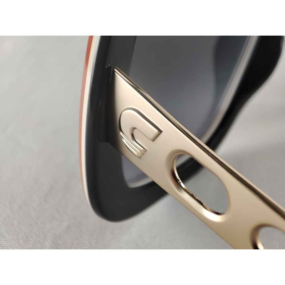 Carrera Special Edition Flag Lab 17 C3E9O Orange Gold Shield Sunglasses 140 NWT - Picture 10 of 14